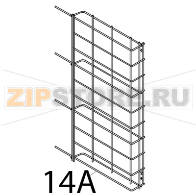 Supporto laterale dx/sx 60x40 Tecnoeka KF 1010 EV UD Supporto laterale dx/sx 60x40 Tecnoeka KF 1010 EV UDЗапчасть на деталировке под номером: 14A