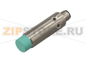 Индуктивный датчик Inductive sensor NBN8-18GM60-WS-V12 Pepperl+Fuchs General specificationsSwitching functionNormally open (NO)Output typeTwo-wireRated operating distance8 mmInstallationnon-flushOutput polarityACAssured operating distance0 ... 6.48 mmActual operating distance7.2 ... 8.8 mm typ. 8 mmReduction factor rAl 0.4Reduction factor rCu 0.4Reduction factor r304 0.7Nominal ratingsOperating voltage20 ... 253 VSwitching frequency0 ... 25 HzHysteresistyp. 5  %Reverse polarity protectionyesShort-circuit protectionNOVoltage drop&le 8 VMomentary current(20 ms, 0.1 Hz)0 ... 1700 mAOperating current5 ... 200 mAOff-state current0 ... 1.7 mA typ.Operating voltage indicatorLED, greenSwitching state indicatorLED, yellowStandard conformityStandardsIEC / EN 60947-5-2:2004Approvals and certificatesUL approvalcULus Listed, General PurposeCSA approvalcCSAus Listed, General PurposeAmbient conditionsAmbient temperature-25 ... 70 °C (-13 ... 158 °F)Mechanical specificationsConnection typeConnector 1/2"-20 UN , 3-pinHousing materialStainless steel 1.4305 / AISI 303Sensing facePBTHousing diameter18 mmDegree of protectionIP67Note1) In the temperature range below 0 °C, permissible operating voltage Ub 80...253 V Safety fuse &le 0.8&nbspA (quick-blow) according to IEC&nbsp60127-2 Sheet&nbsp1 Recommendation: after a short circuit, check that the device is functioning correctly.