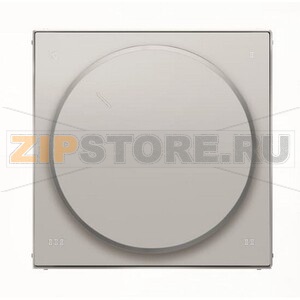 Накладка для переключателя, серебристый алюминий ABB 2CLA855400A1301 