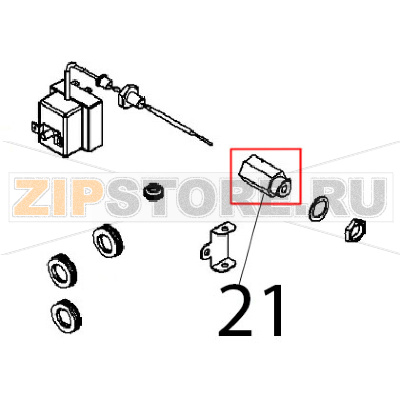 Raccordo premistoppa Angelo Po FX101G2 Raccordo premistoppa Angelo Po FX101G2Запчасть на деталировке под номером: 21