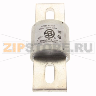 Предохранитель, 800 A, AC 500 В, 200 кА, 64x161 мм, UL Eaton BUSS HIGH SPEED FUSE 