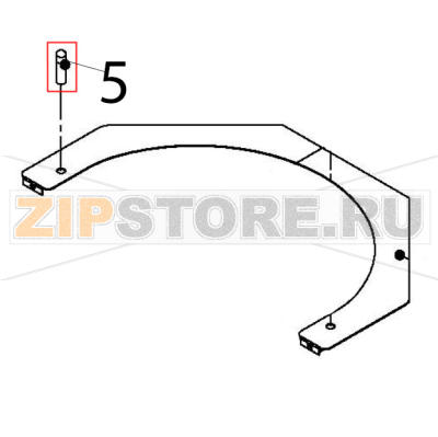 Pin Escher PM 60-V Pin Escher PM 60-VЗапчасть на деталировке под номером: 5