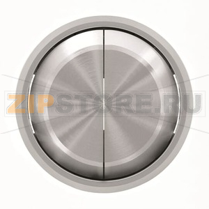 Клавиша для двухклавишных выключателей/переключателей/кнопок, хром ABB 2CLA861100A1401 