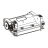 Ribbon supply & gear module Godex EZ-1105