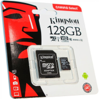 Карта памяти 128 Гб Kingston SDC10G2-128GB
