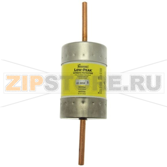 Предохранитель, 300 A, AC 600 В, 300 кА, 54x151 мм, J, UL, с задержкой Eaton LOW PEAK CLASS J T/D 