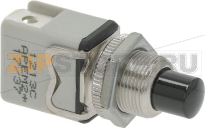 PUSH-BUTTON 1-POLE BLACK 4A 250V 