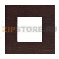 Рамка одноместная, двухмодульная, натуральное венге ABB 2CLA227100N2101