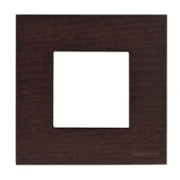 Рамка одноместная, двухмодульная, натуральное венге ABB 2CLA227100N2101