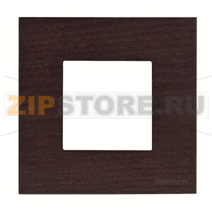Рамка одноместная, двухмодульная, натуральное венге ABB 2CLA227100N2101 