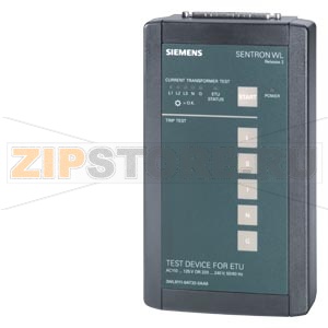 Принадлежность к выключателю 3WL, компактное тестовое устройство для ETU релиза 2 Siemens 3WL9111-0AT32-0AA0 