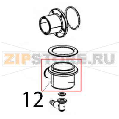 Mozzo inf. lav. Silanos NE1300 Mozzo inf. lav. Silanos NE1300Запчасть на деталировке под номером: 12