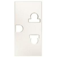 Розетка модульная EU/US стандарта, альпийский белый ABB 1078.80