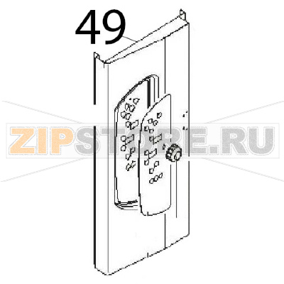Control panel Angelo Po FM1011E1 Control panel Angelo Po FM1011E1Запчасть на деталировке под номером: 49