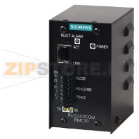 Сериальный сервер RMC30NC для особых условий эксплуатации, шифрование 56-бит, 1 сериальный порт, 1 10Мбит/с медный Ethernet порт. Siemens 6GK6003-0AC1.-....