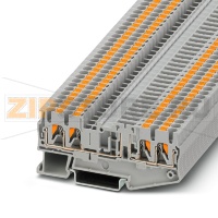 Клемма Push-in, серая CHIKU RPV 2,5-QUATTRO-TG