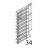Lateral right trays support Piron P920RXS
