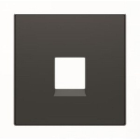 Накладка для телекоммуникационных розеток, чёрный бархат ABB 2CLA851700A1501