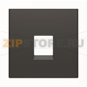 Накладка для телекоммуникационных розеток, чёрный бархат ABB 2CLA851700A1501 