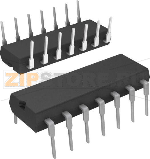 Микроконтроллер встроенный, PDIP-14, 8 Бит, 20 МГц, I/O 11 Microchip Technology PIC16F505-I/P 