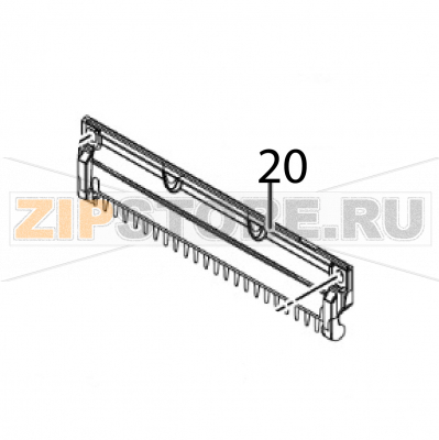 R Adjust plate set Sato CT408LX DT R Adjust plate set Sato CT408LX DTЗапчасть на деталировке под номером: 20Название запчасти на английском языке: R Adjust plate set Sato CT408LX DT.