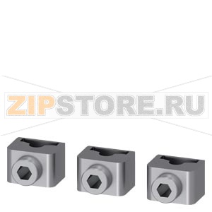wire connector 3 units accessory for: 3VA4/5 125 Siemens 3VA9133-0JB10 
