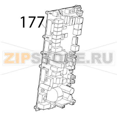 Scheda potenza forni CT, BT Unox XVC 1005EP Scheda potenza forni CT, BT Unox XVC 1005EPЗапчасть на деталировке под номером: 177