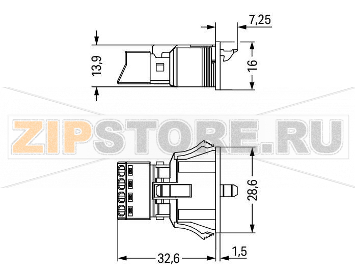 Защелкивающийся штекер; 4-пол.; Код. A; 1,50 mm; черные Wago 890-714 Protected against mismating and maintenance-freePush-in CAGE CLAMP® spring pressure connection technology allows solid conductors to be simply pushed into a unit.Low profile with 4.4 mm pole spacingWhen assembled, the installation connectors comply with IP40 and are suitable for easily accessible areas....