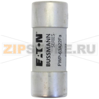 Предохранитель, 63 A, AC 700 В, 200 кА, 22x58 мм, aR, UL Eaton 63AMP 700V ac 22x58MM FERRULE
