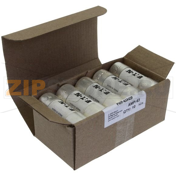 Предохранитель, 63 A, AC 700 В, 200 кА, 22x58 мм, aR, UL Eaton 63AMP 700V ac 22x58MM FERRULE 