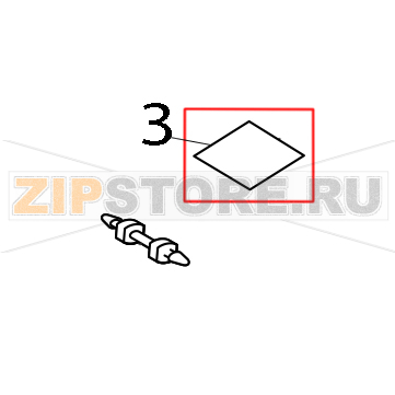 Blind sticker Toshiba TEC B-852-TS12-QQ Blind sticker Toshiba TEC B-852-TS12-QQЗапчасть на деталировке под номером: 3