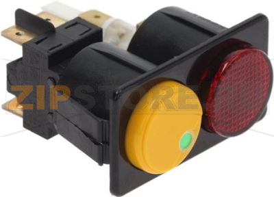 BIPOLAR SWITCH AND LAMP 16A 250V 