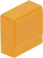 КНОПКА ЖЕЛТАЯ КВАДРАТНАЯ 23X23 MM