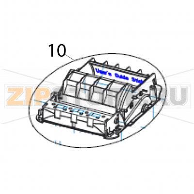Bracket top Sato WS412 DT Bracket top Sato WS412 DTЗапчасть на деталировке под номером: 10Название запчасти на английском языке: Bracket top Sato WS412 DT.