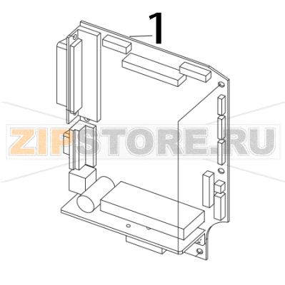 CPU PC Board ass&#039;y (main 3) Toshiba TEC B-852-TS12-QP CPU PC Board ass'y (main 3) Toshiba TEC B-852-TS12-QPЗапчасть на деталировке под номером: 1