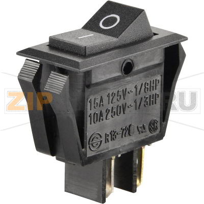 Переключатель клавишный 250 В/AC, 10 А, 1 x выкл/вкл TRU Components TC-R13-72A-01 
