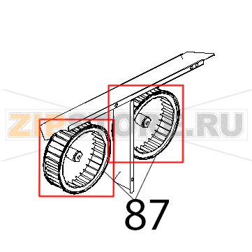 Ventola D=196, H=61, 38 pale, inox dado M8 Unox XB 403 Ventola D=196, H=61, 38 pale, inox dado M8 Unox XB 403Запчасть на деталировке под номером: 87