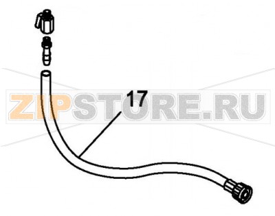 Трубка 3/4&quot; F-F Fimar PPF/10 Трубка 3/4" F-F для картофелечисток Fimar PPF/10Запчасть на деталировке под номером: 17Количество запчастей в комплекте: 1Оригинальное название запчасти Fimar: Tube