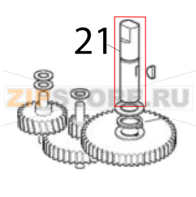 Albero di trasmissione Scotsman MF 46 AS Albero di trasmissione Scotsman MF 46 ASЗапчасть на деталировке под номером: 21