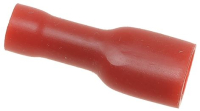 КРАСНОЕ ГНЕЗДО С ПЛОСКИМИ КОНТАКТАМИ F 4,8X0,8 ММ 100 ШТ