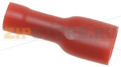 КРАСНОЕ ГНЕЗДО С ПЛОСКИМИ КОНТАКТАМИ F 4,8X0,8 ММ 100 ШТ 