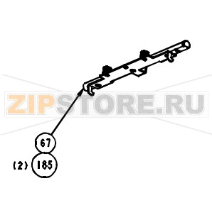 Пружина защелки .36 ODX.035 WD X .75LG Datamax A-4212 RH Пружина защелки .36 ODX.035 WD X .75LG Datamax A-4212 RHЗапчасть на сборочном чертеже под номером: 185Название запчасти Datamax на английском языке: SPRING COMP .36 ODX.035 WD X .75LG 
