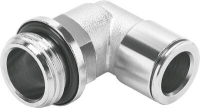 Штуцер угловой с цанговым зажимом и резьбой Festo NPQM-L-G12-Q12-P10