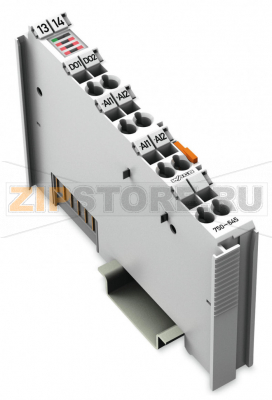 2-канальный контроль уровня вибрации / состояния подшипников VIB I/O; светло-серые Wago 750-645 
