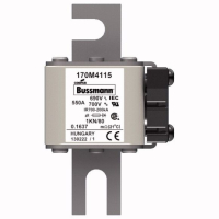 Предохранитель, 550 A, AC 690 В, 200 кА, DIN 1, 53x69x108 мм, aR, DIN, IEC Eaton FUSE 550A 690V