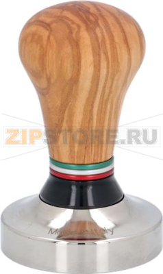 TAMPER FLAG OLIVE ø 58 mm 