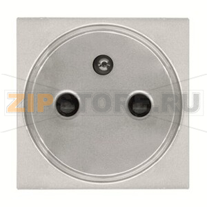 Розетка 16 А, 250 В, серебристая ABB 2CLA228700N1301 