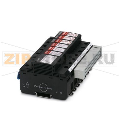 Комбинированный разрядник AEC Phoenix Contact POWERSET BC/3+1-100/FM состоит из 3 x FLT 35 CTRL-0,9 3 x VAL-MS 230/FM и 1 x FLT 100 N/PE CTR-1,5, включая мостики (перемычки) и маркировку.Минимальный заказ: 1 шт.Упаковка: 1 шт.