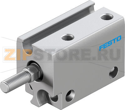 Пневмоцилиндр компактный Festo ADN-S-6-10-A 
