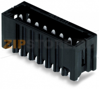 MCS MICRO Вилка под пайку THR; 0.8 x 0.8 mm solder pin; прямые; 100% защита от неправильного подсоединения; Шаг контактов 2,5 мм; 5-пол.; черные Wago 733-335/105-604
